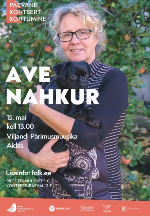 Päevane kontsertkohtumine: Ave Nahkur 15.05.2025 - 13:00 -