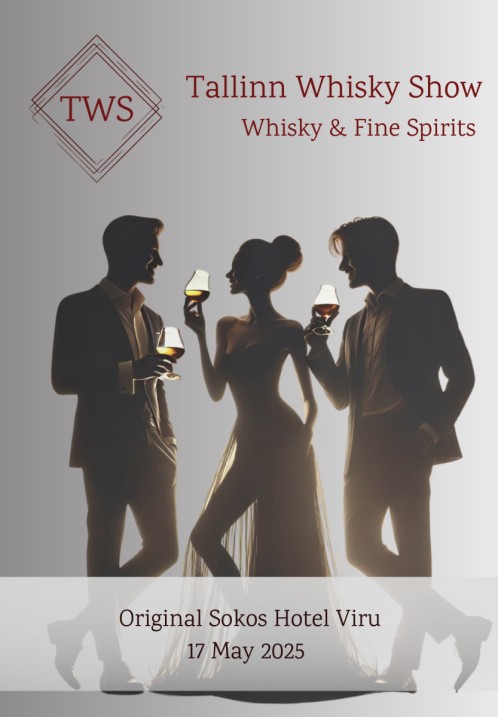 Tere tulemast viski festivalile Tallinn Whisky Show 2025, Whisky & Fine Spirits! Sind ootab unustamatu päev täis suurepäraseid jooke, uusi teadmisi ja maitse