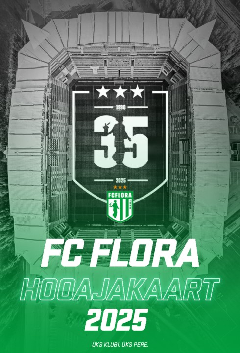 FC Flora 2025 Hooajakaart 01.01.2025 - 31.12.2025 -