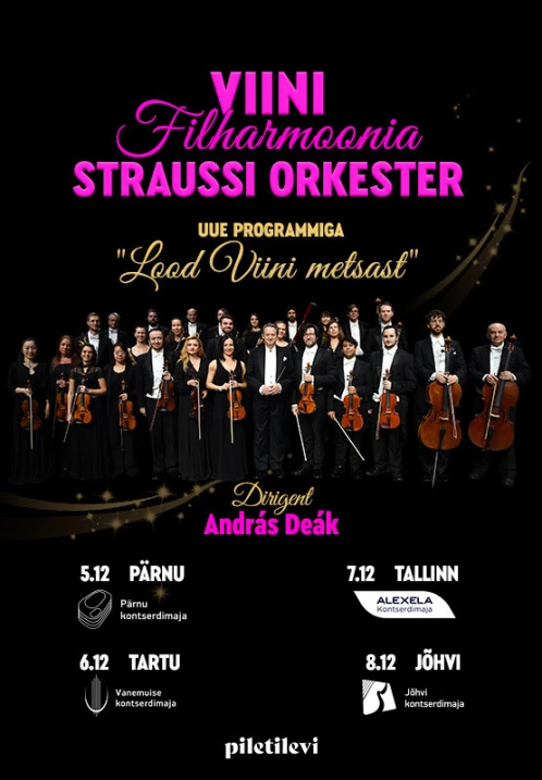 Viini Filharmoonia Straussi Orkester / Tartu - 06.12.2024 - Vanemuise ...