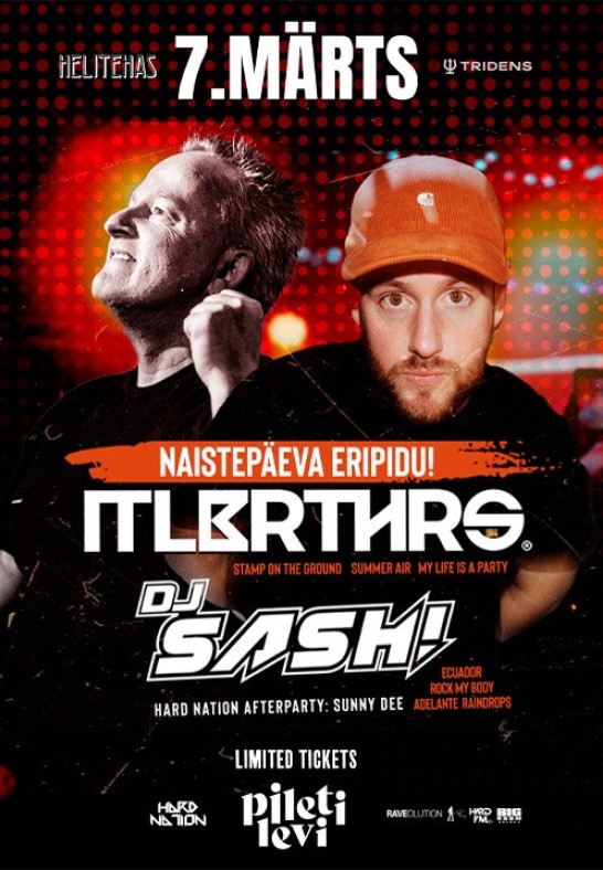 Naistepäeva pidu Helitehases: Italobrothers, Sash Live