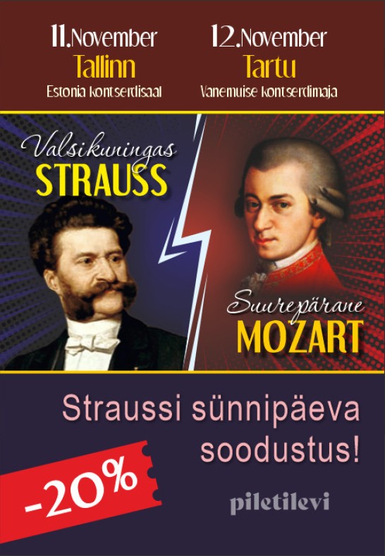 Mozart vs Strauss (10.11 kell 17:00 asendus)