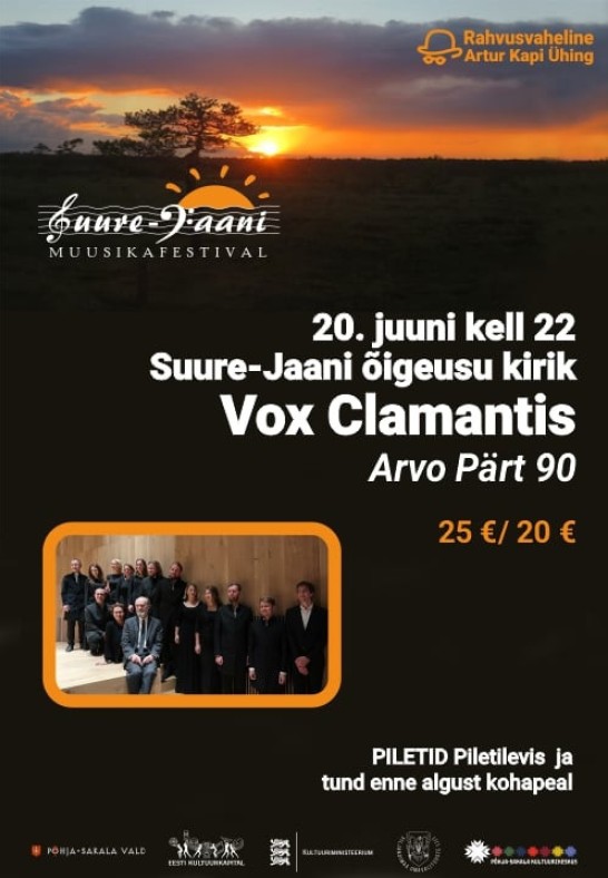 Vox Clamantis - Arvo Pärt 90 / 28. Suure-Jaani Muusikafestival