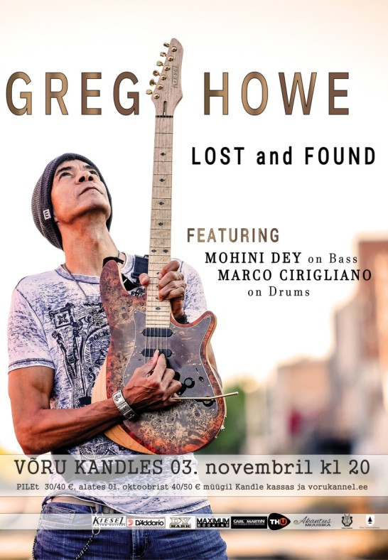 Greg Howe Lost and Found Tour 2024