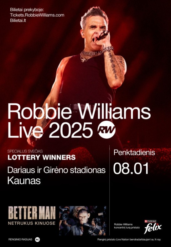 ROBBIE WILLIAMS - LIVE 2025