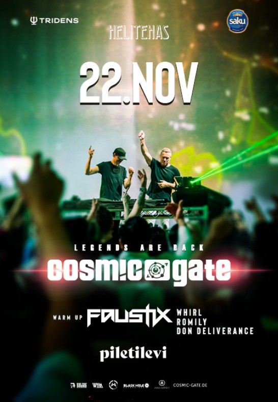 Cosmic Gate @ Helitehas Tallinn