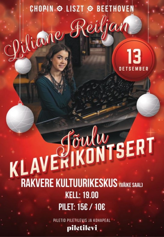 Klaverikontsert - Liliane Reiljan