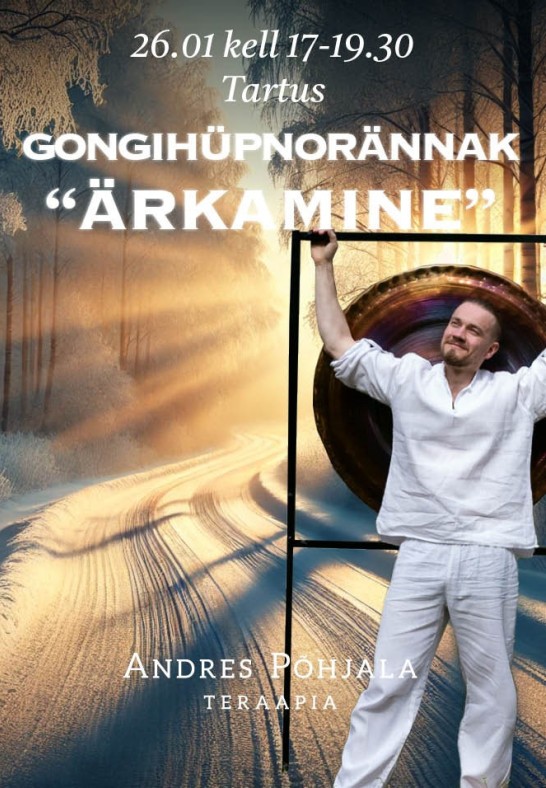 TARTUS. Gongihüpnorännak ''Ärkamine''