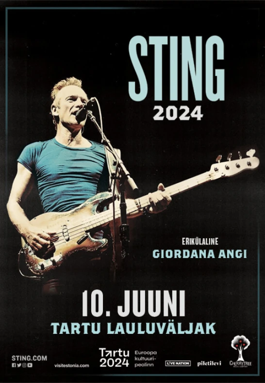 Sting 2024 10.06.2024 Tartu Lauluväljak Piletilevi.ee