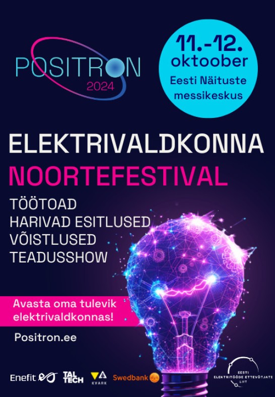 Elektrivaldkonna noortefestival Positron / 12.10 pilet