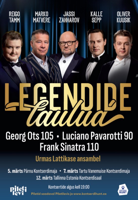 Legendide Laulud 2025 - Matvere, Reigo Tamm, Jassi Zahharov, Kalle Sepp, Oliver Kuusik