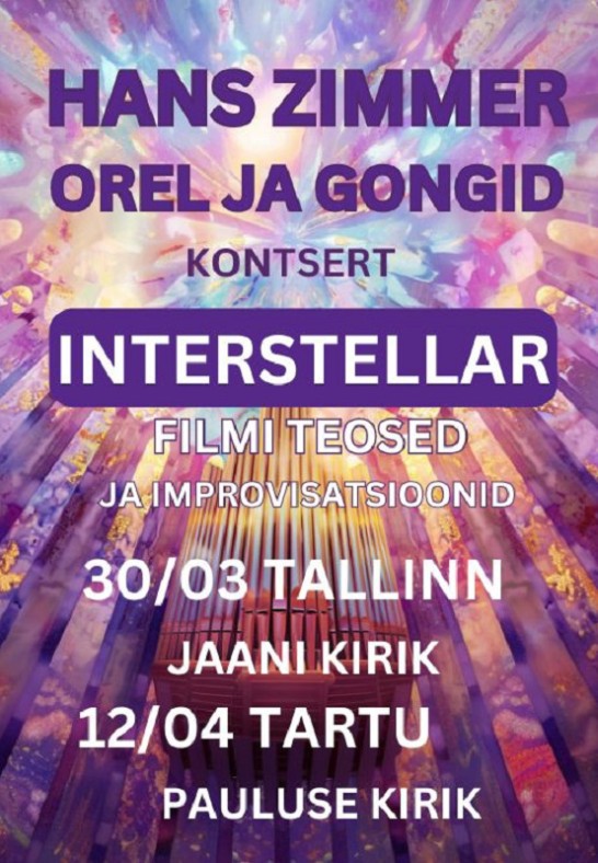 Tallinnas. Hans Zimmer. Orel ja gongid.