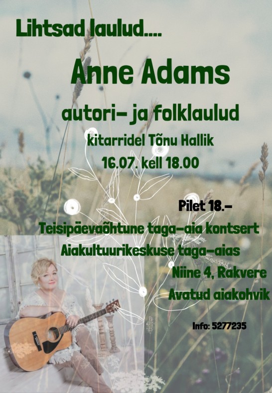 Lihtsad laulud... Anne Adams
