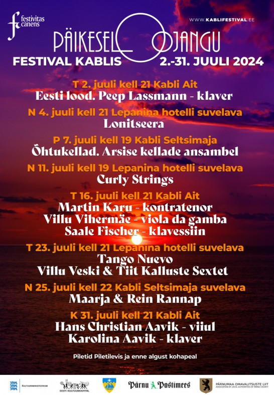 Kabli Päikeseloojangu Festival 2024