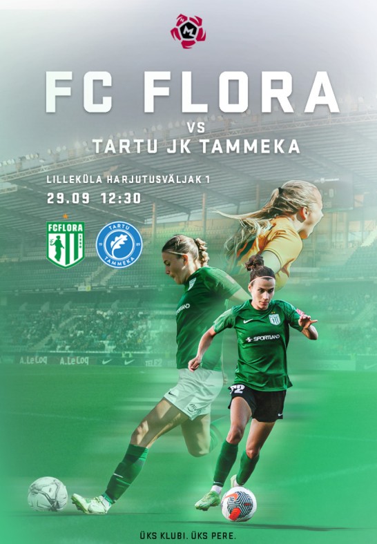 Naiste Meistriliiga 19.voor: FC Flora vs Tartu JK Tammeka