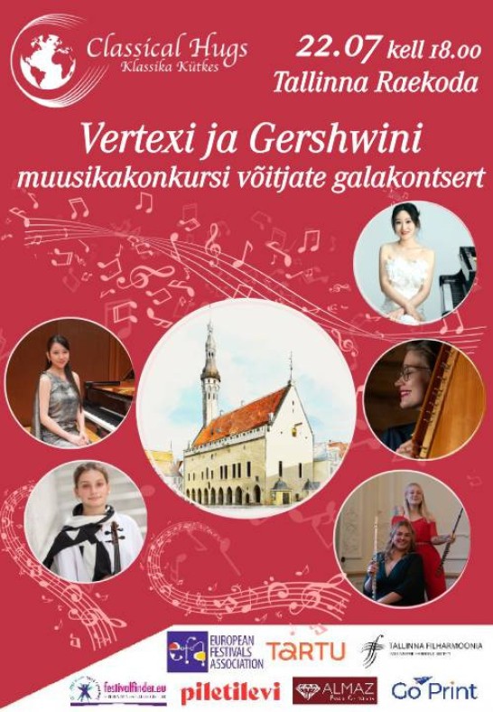 Vertexi ja Gershwini muusikakonkursi võitjate galakontsert / ''Klassika Kütkes'' Rahvusvaheline Muusikafestival