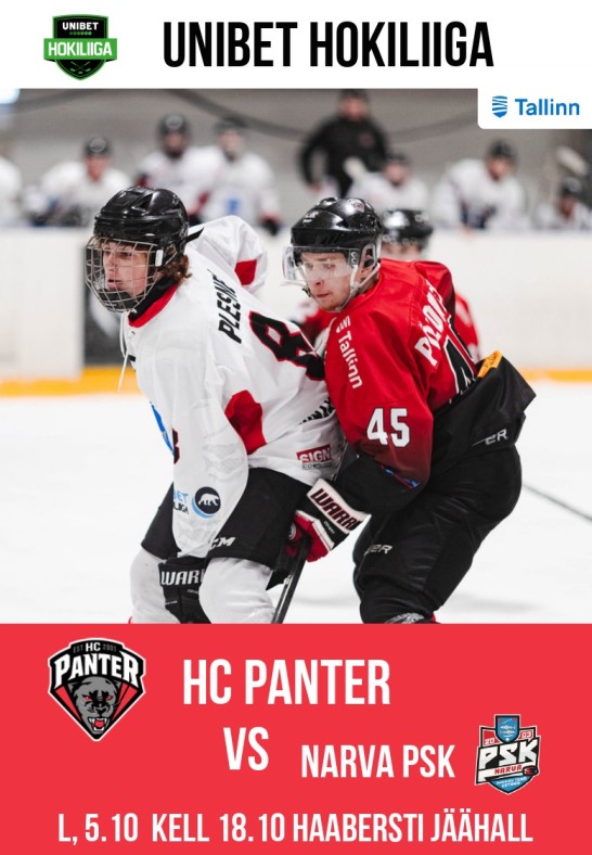 HC Panter vs Narva PSK / Unibet Hokiliiga mängud