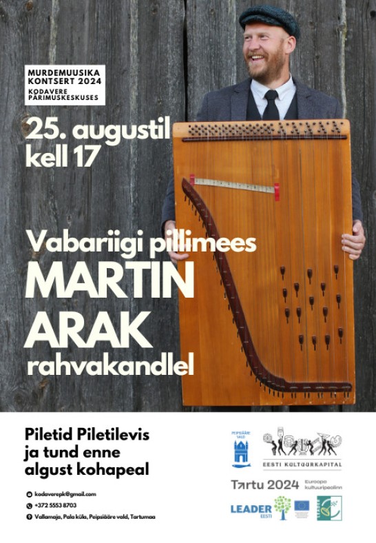 Murdemuusika kontsert: Martin Arak rahvakandlel