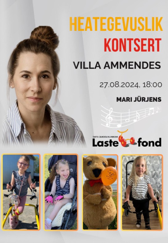 Mari Jürjens / Heategevuslik kontsert haruldaste haigustega laste toetuseks