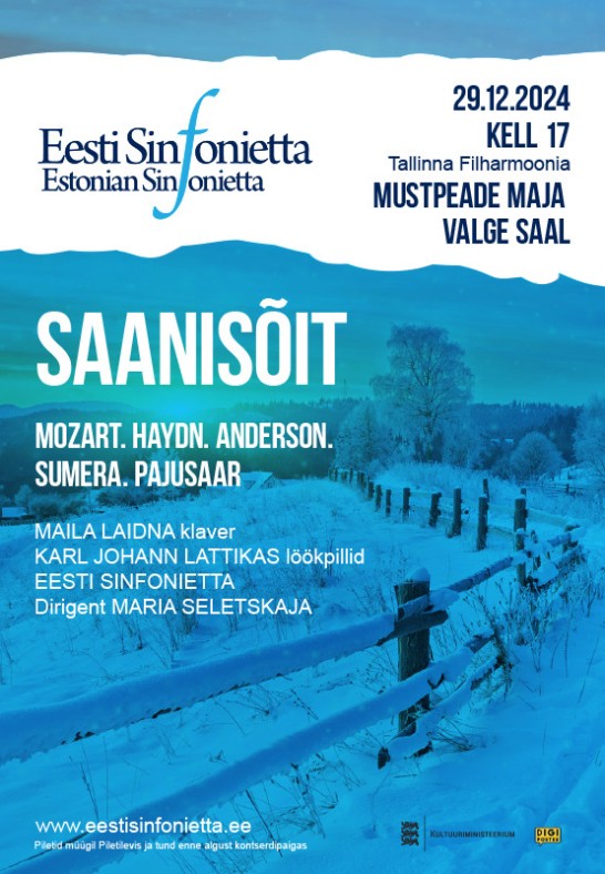 Eesti Sinfonietta aastalõpukontsert ''Saanisõit''