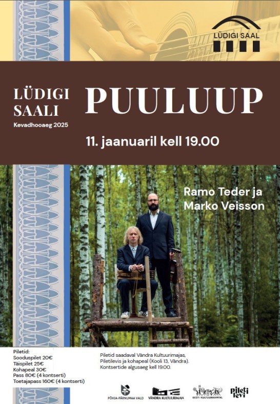 Puuluup / Lüdigi saali kevadhooaeg 2025