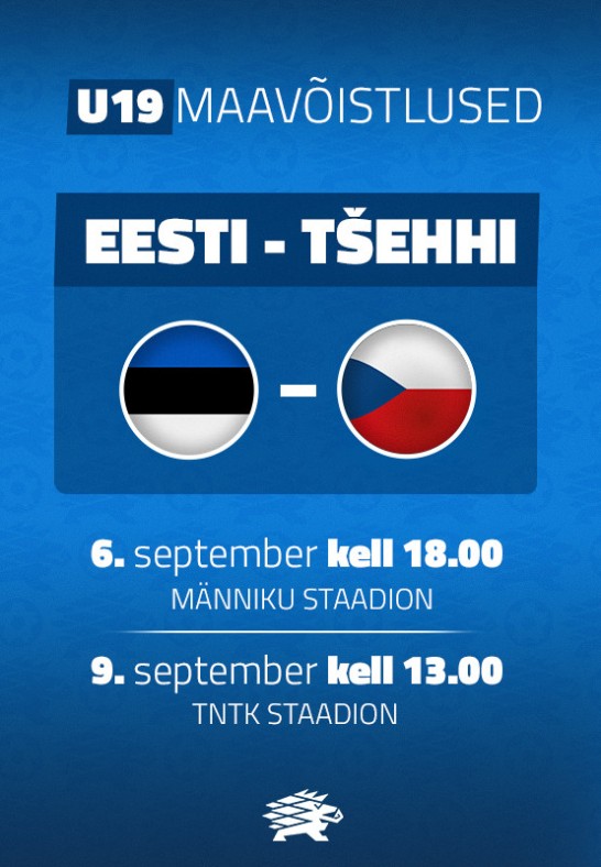 U19 MAAVÕISTLUS EESTI - TŠEHHI