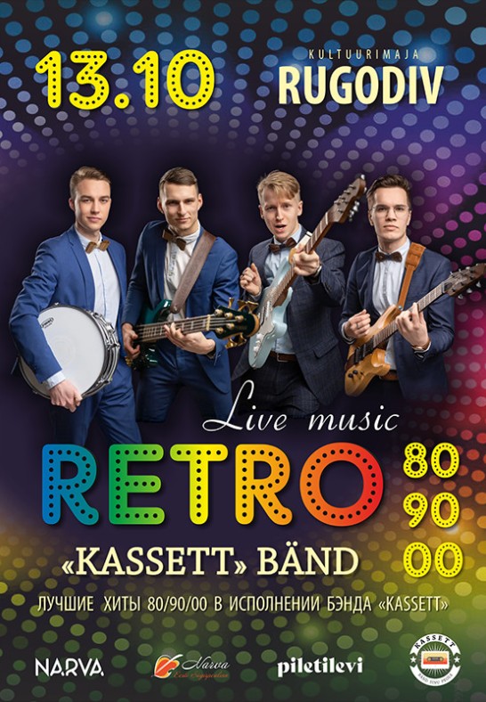 ''Kassett'' bänd - Retro Hitid 80/90/00 Live Music