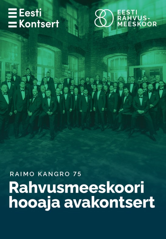 Rahvusmeeskoori hooaja avakontsert. Raimo Kangro 75