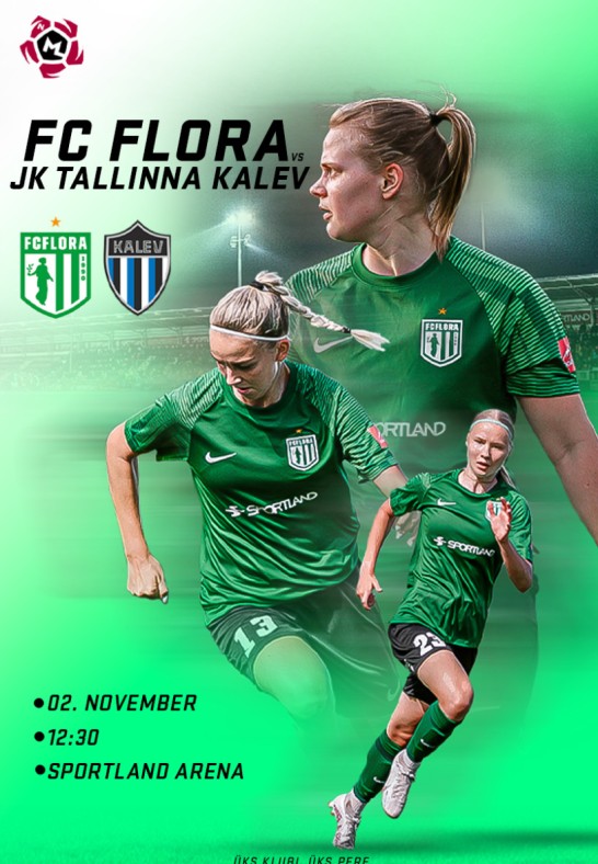 Naiste Meistriliiga 23.voor: FC Flora vs JK Tallinna Kalev