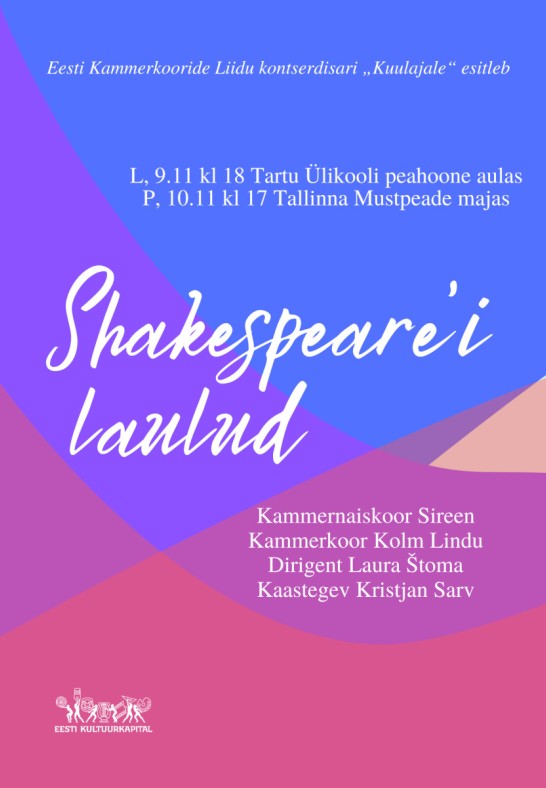 Sireen ja Kolm Lindu: Shakespeare'i laulud