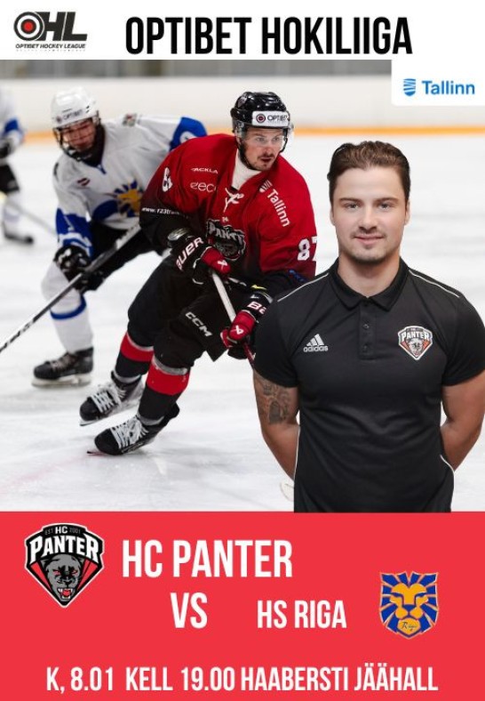 HC Panter vs HS Riga - Optibet Hokiliiga