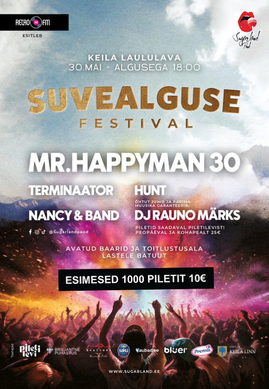 Suvealguse festival 2025 / Mr. Happyman 30!